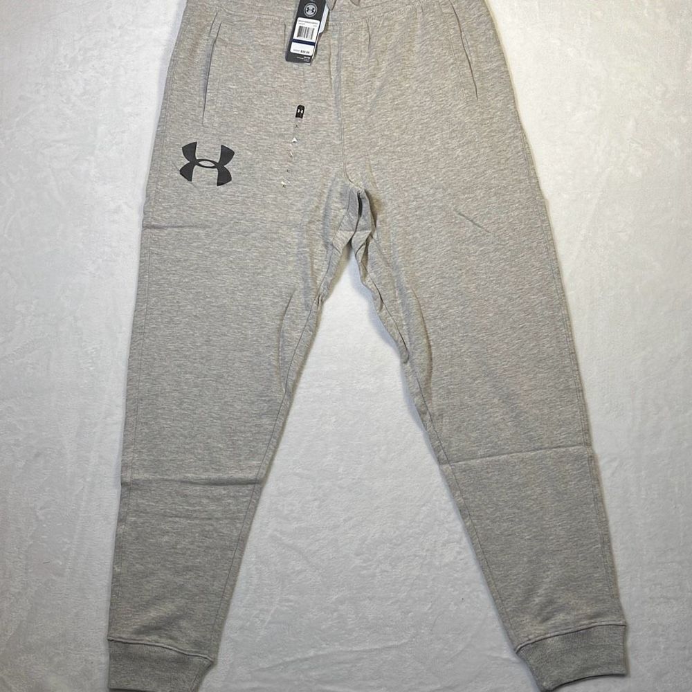 Under Armour UA Men's Rival Fleece Logo Joggers Sweatpants NWT- Men XL - Picture 2 of 7